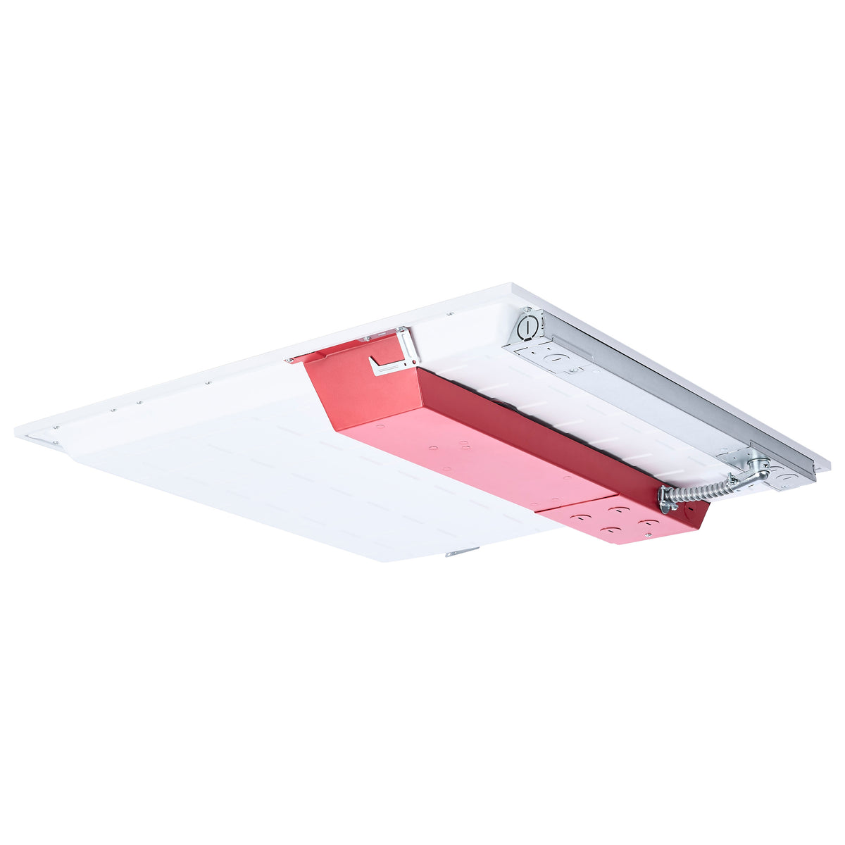 20/30/40 Wattage Selectable LED 2ft x 2ft Backlit Panel - 35K/4K/5K CCT Selectable - Emergency Battery - 120-347 Range Voltage - White Finish