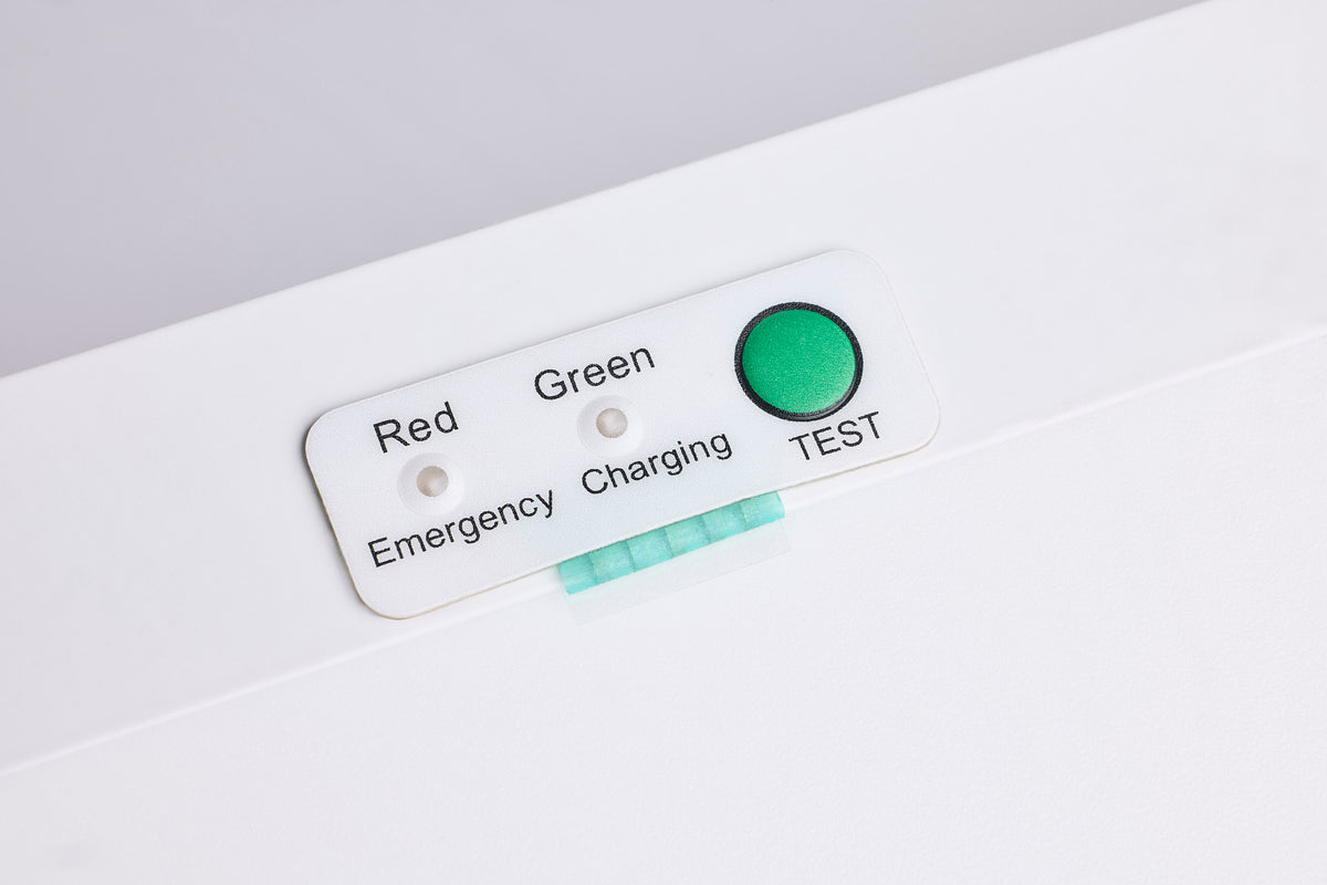 20/30/40 Wattage Selectable LED 2ft x 2ft Backlit Panel - 35K/4K/5K CCT Selectable - Emergency Battery - 120-347 Range Voltage - White Finish