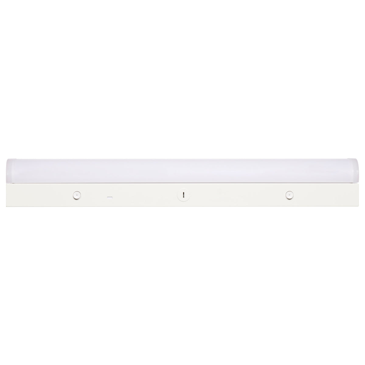 2 Foot LED Linear Strip Light - Field Selectable - With Sensor - White Finish