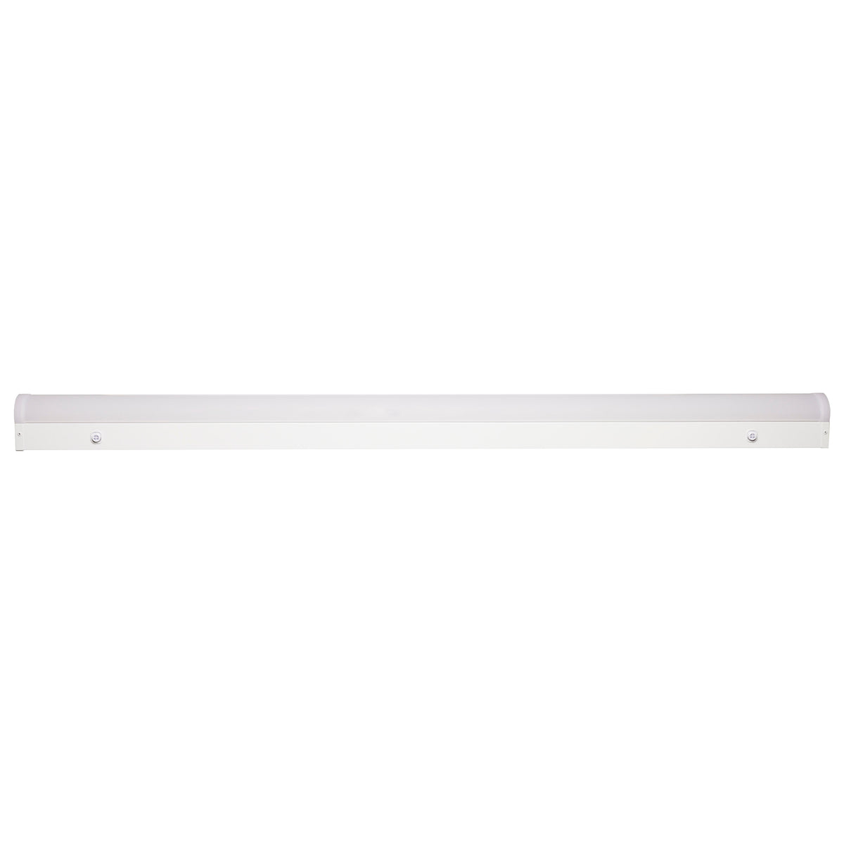 4 ft. LED - Linear Strip Light - Wattage and CCT Selectable - White Finish - Microwave Sensor