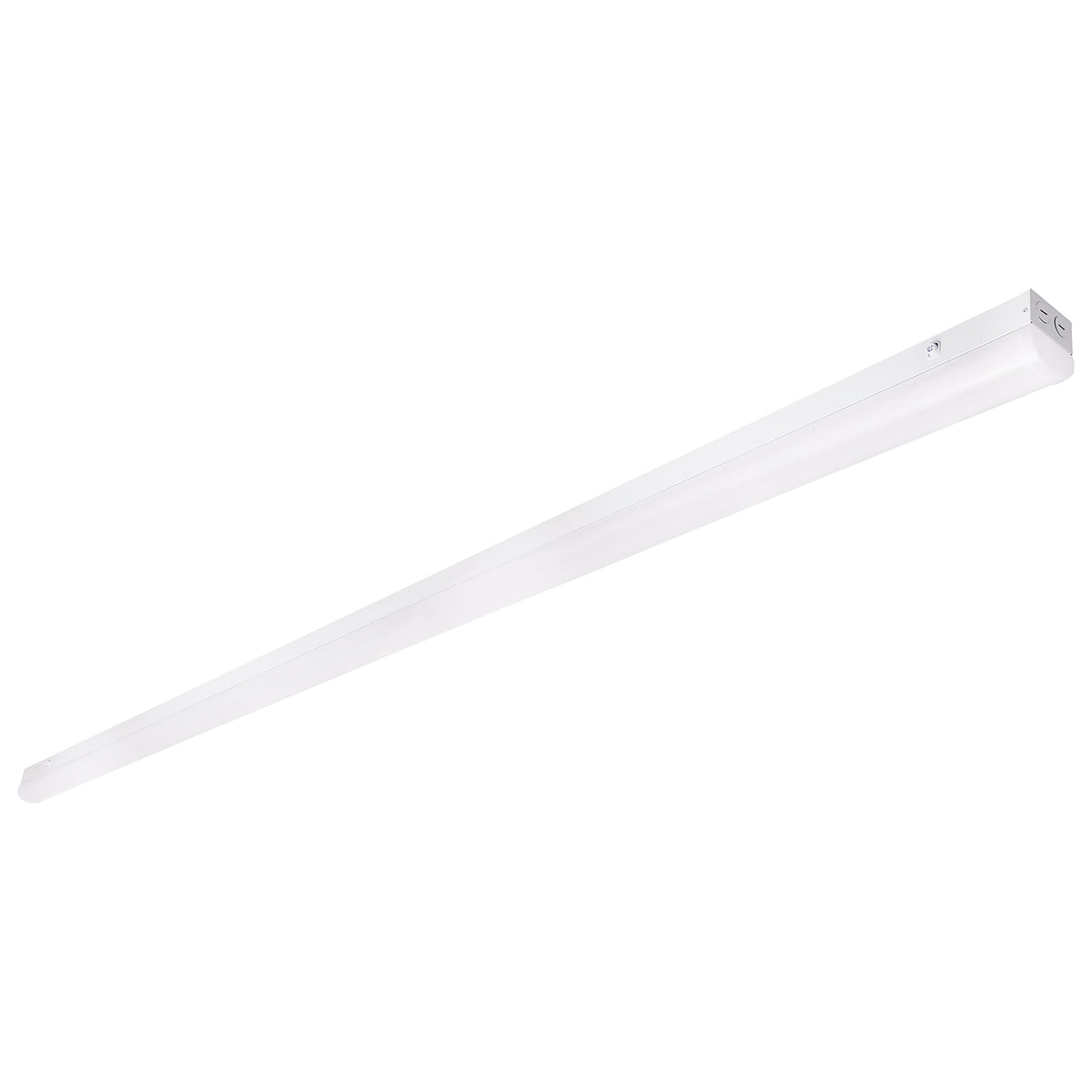 8 Foot LED Linear Strip Light - Field Selectable - With Sensor - White Finish
