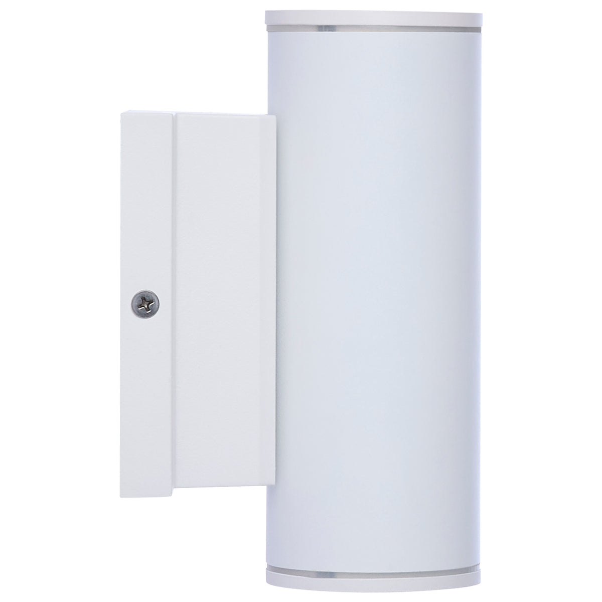 10 Watt - 3K/4K/5K CCT Selectable 1 Light Small Wall Sconce - Up or Down Installation - White Finish - 120-277 Volt