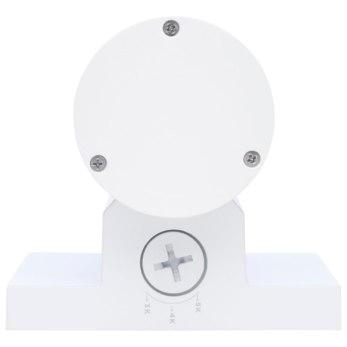 10 Watt - 3K/4K/5K CCT Selectable 1 Light Small Wall Sconce - Up or Down Installation - White Finish - 120-277 Volt