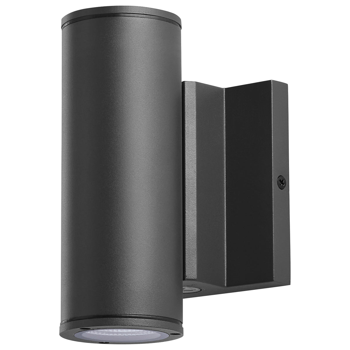 10 Watt - 3K/4K/5K Selectable 1 Light Small Wall Sconce - Up or Down Installation - Black Finish - 120-277 Volt for