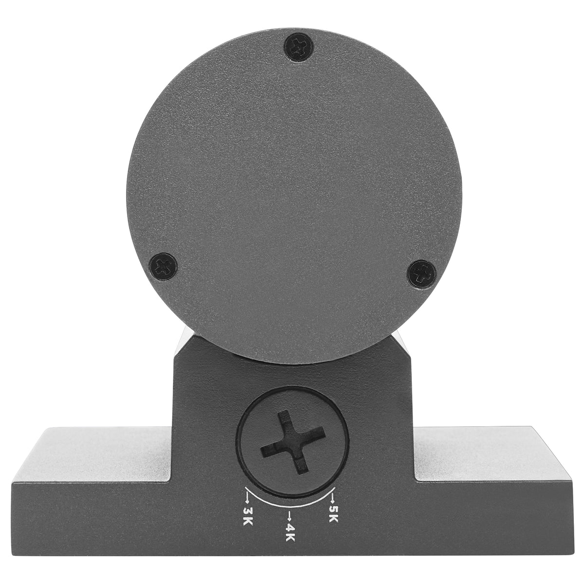 10 Watt - 3K/4K/5K CCT Selectable 1 Light Small Wall Sconce - Up or Down Installation - Black Finish - 120-277 Volt