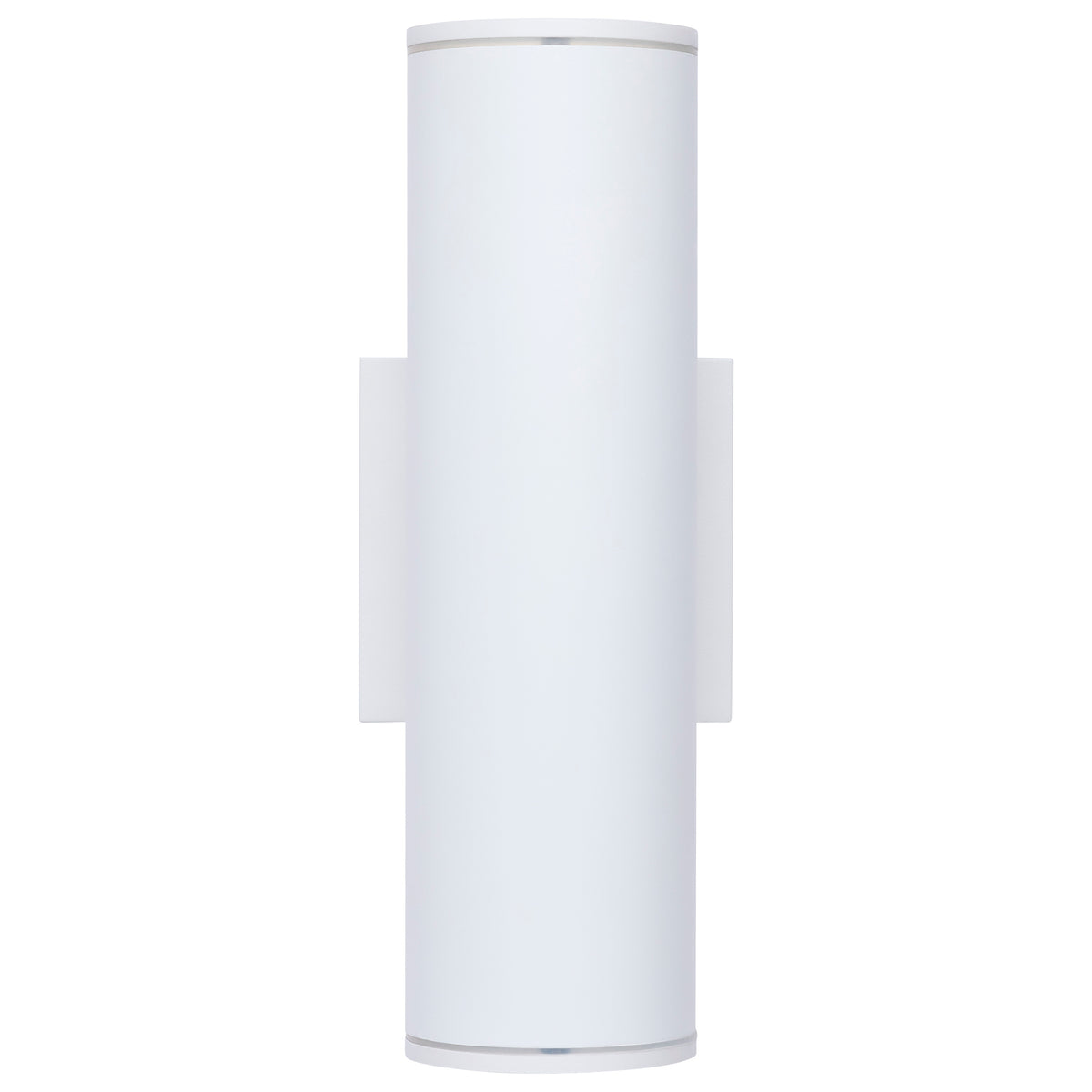10 Watt - 3K/4K/5K CCT Selectable - 1 Light Medium Wall Sconce - Up or Down Installation - White Finish - 120-277 Volt