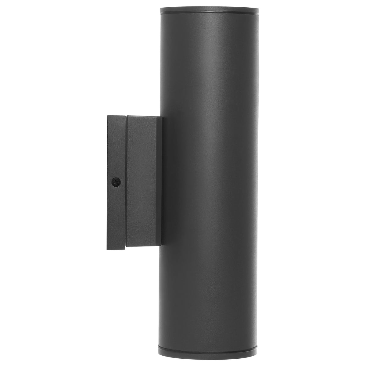 10 Watt - 3K/4K/5K CCT Selectable - 1 Light Medium Wall Sconce - Up or Down Installation - Black Finish - 120-277 Volt