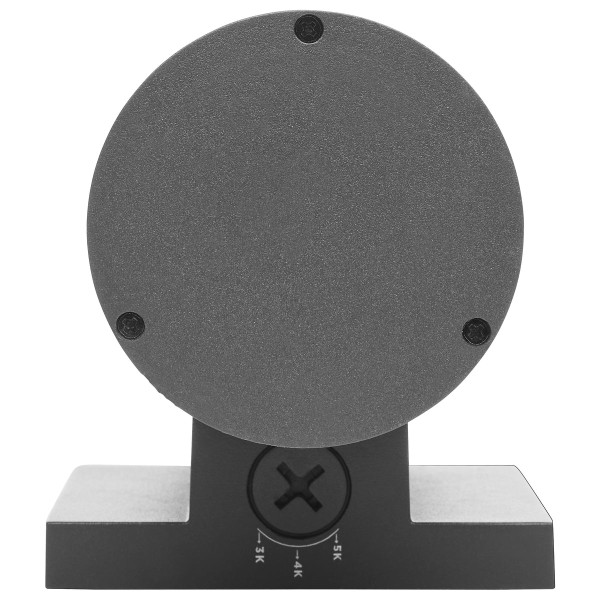 10 Watt - 3K/4K/5K CCT Selectable - 1 Light Medium Wall Sconce - Up or Down Installation - Black Finish - 120-277 Volt