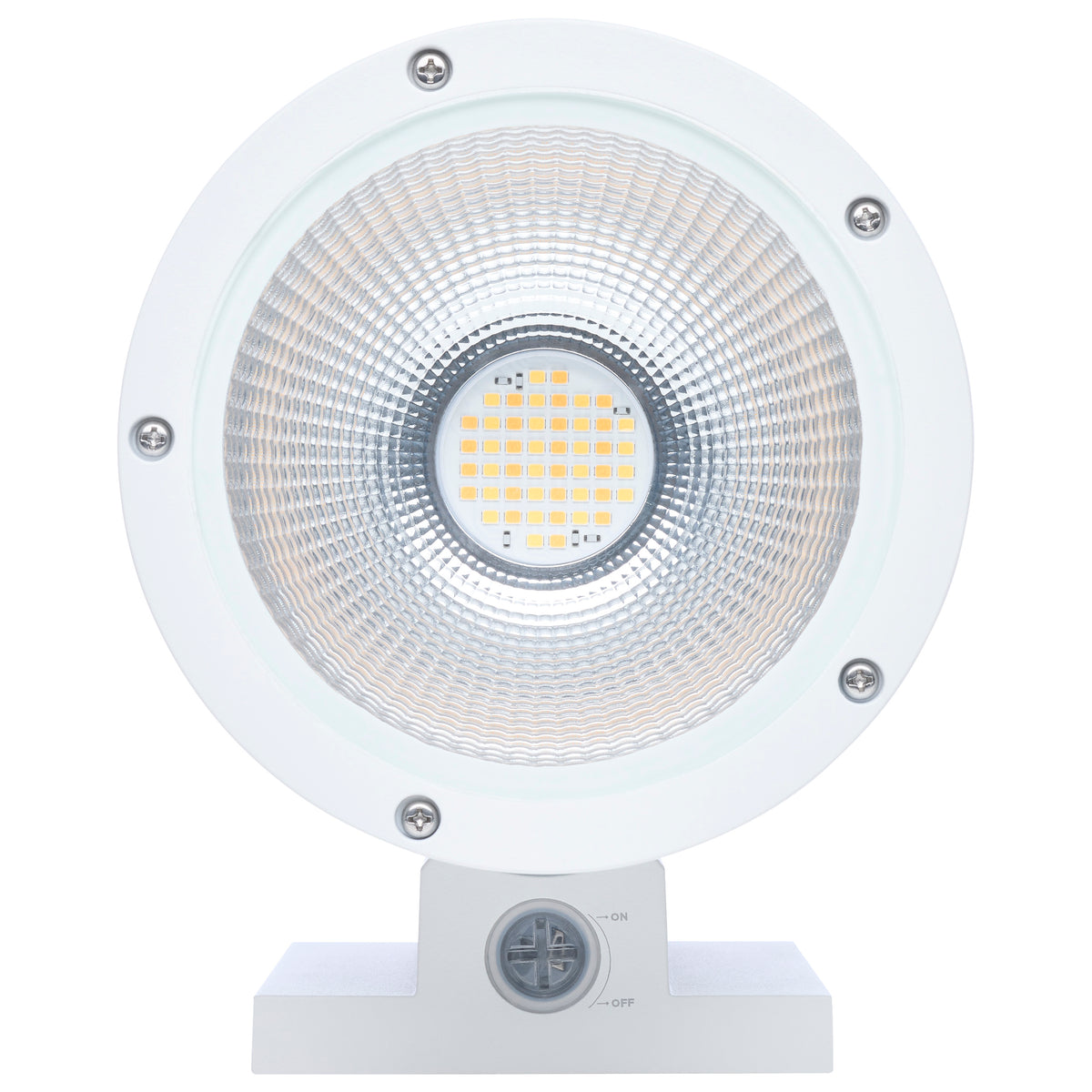 20 Watt - 3K/4K/5K CCT Selectable - 1 Light Large Wall Sconce - Up or Down Installation - White Finish - 120-277 Volt