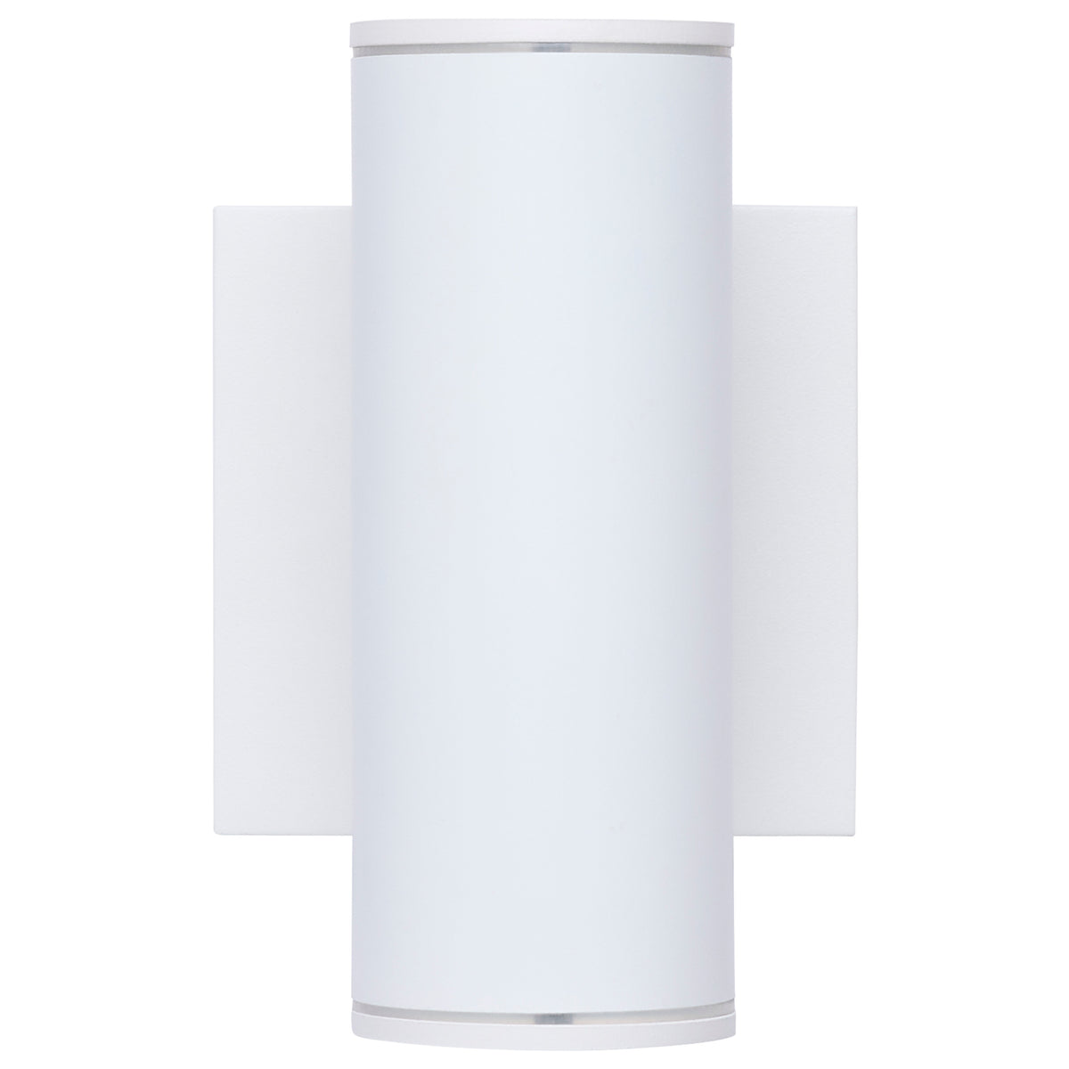 10 Watt - 3K/4K/5K CCT Selectable - 2 Light Small Wall Sconce - Up and Down Installation - White Finish - 120-277 Volt