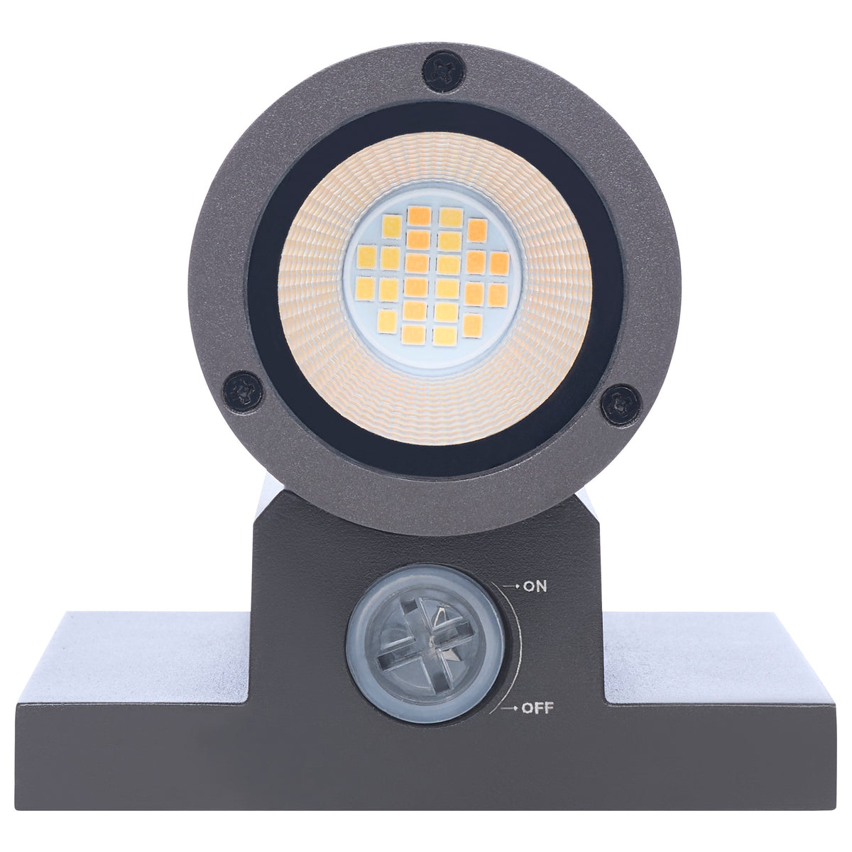 10 Watt - 3K/4K/5K CCT Selectable - 2 Light Small Wall Sconce - Up and Down Installation - Dark Bronze Finish - 120-277 Volt