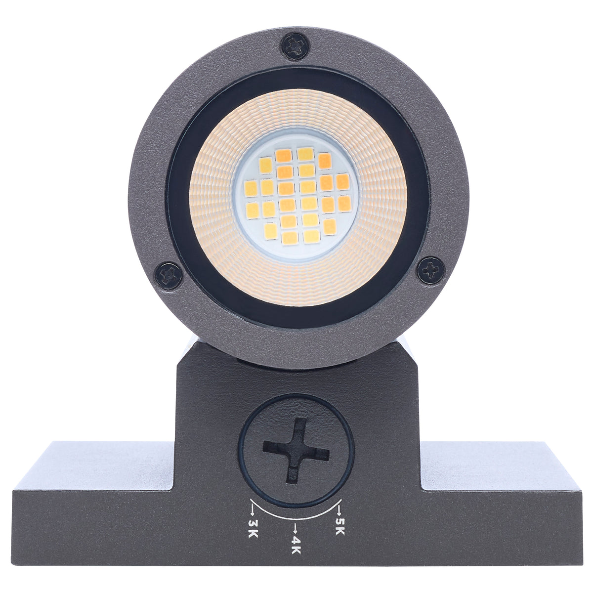 10 Watt - 3K/4K/5K CCT Selectable - 2 Light Small Wall Sconce - Up and Down Installation - Dark Bronze Finish - 120-277 Volt