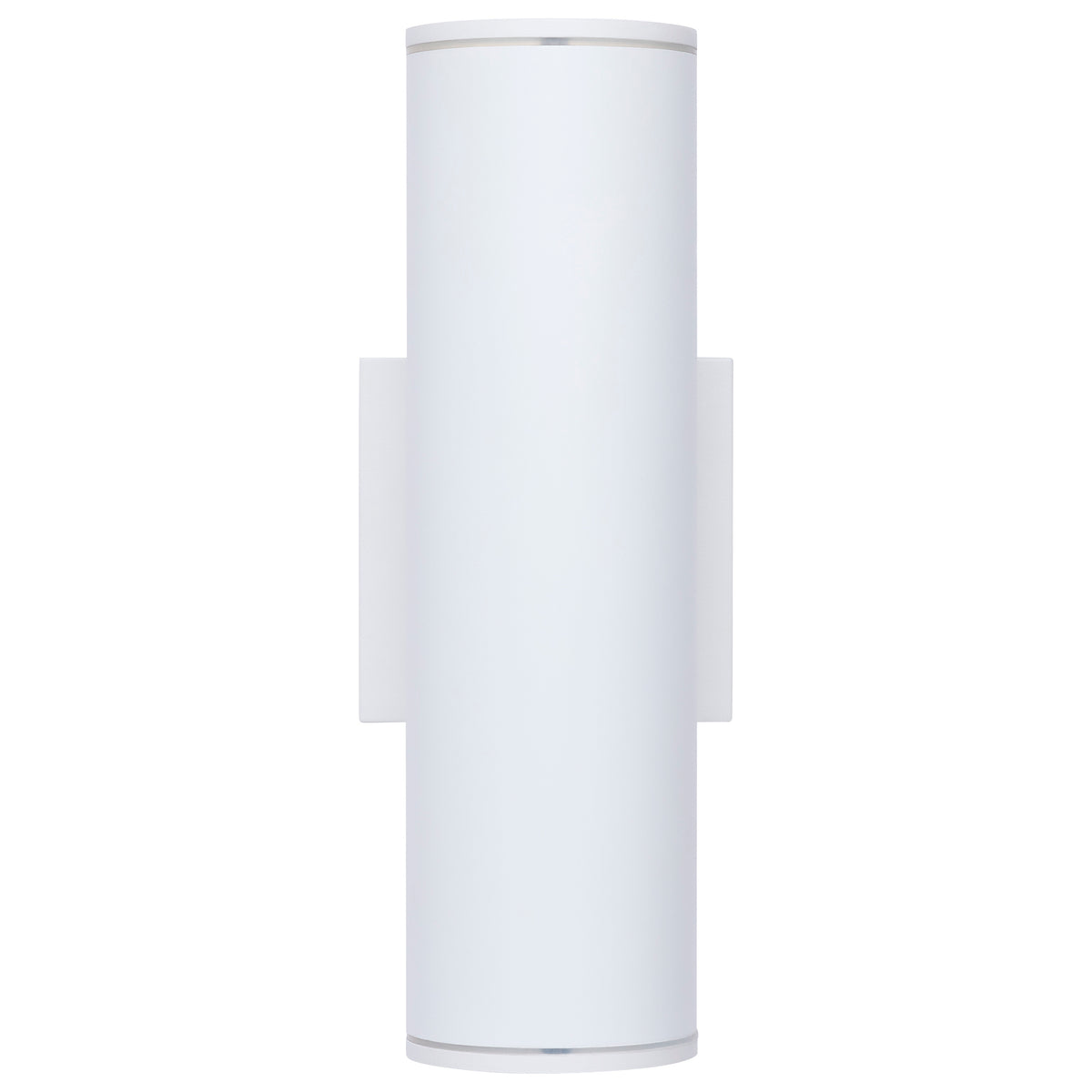20 Watt - 3K/4K/5K CCT Selectable - 2 Light Medium Wall Sconce - Up and Down Installation - White Finish - 120-277 Volt