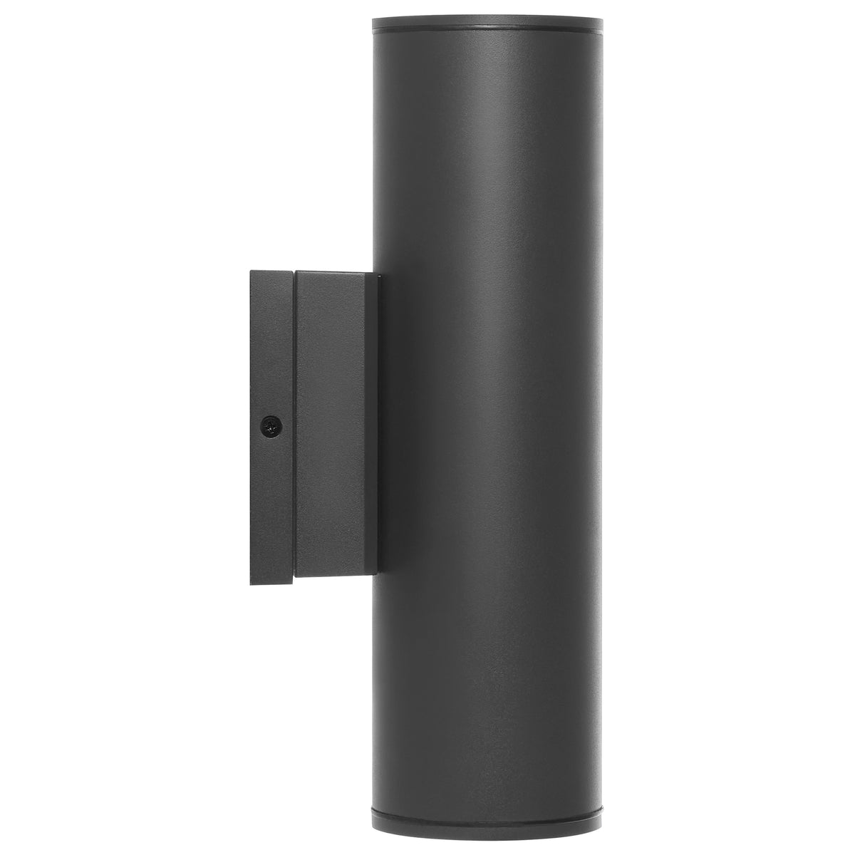 20 Watt - 3K/4K/5K CCT Selectable - 2 Light Medium Wall Sconce - Up and Down Installation - Black Finish - 120-277 Volt