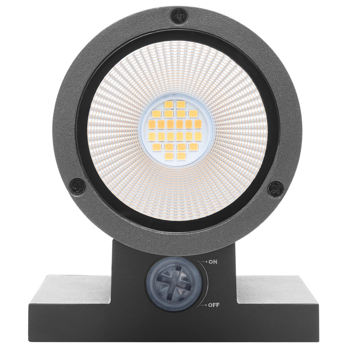20 Watt - 3K/4K/5K CCT Selectable - 2 Light Medium Wall Sconce - Up and Down Installation - Black Finish - 120-277 Volt