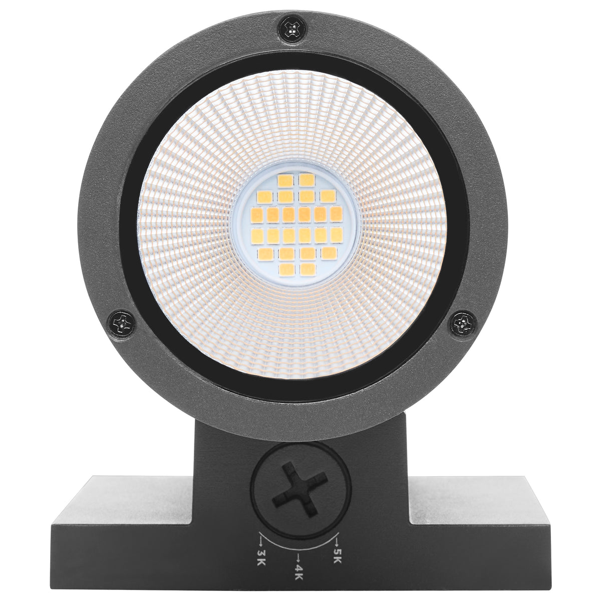 20 Watt - 3K/4K/5K CCT Selectable - 2 Light Medium Wall Sconce - Up and Down Installation - Black Finish - 120-277 Volt