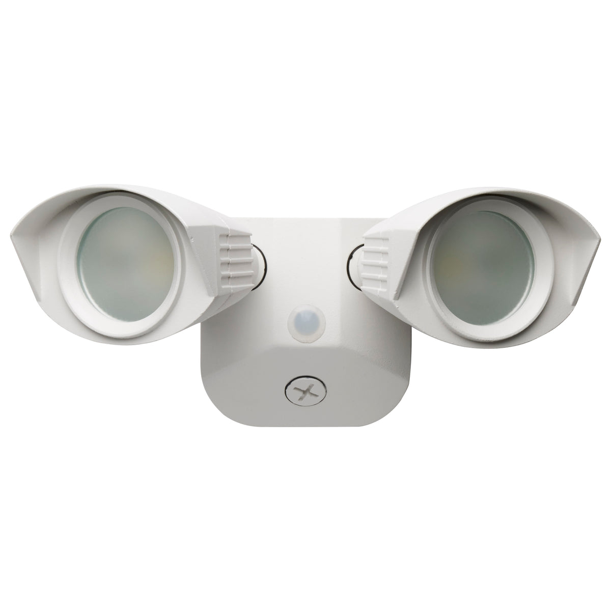 LED Security Light - Dual Head - White Finish - 3000K