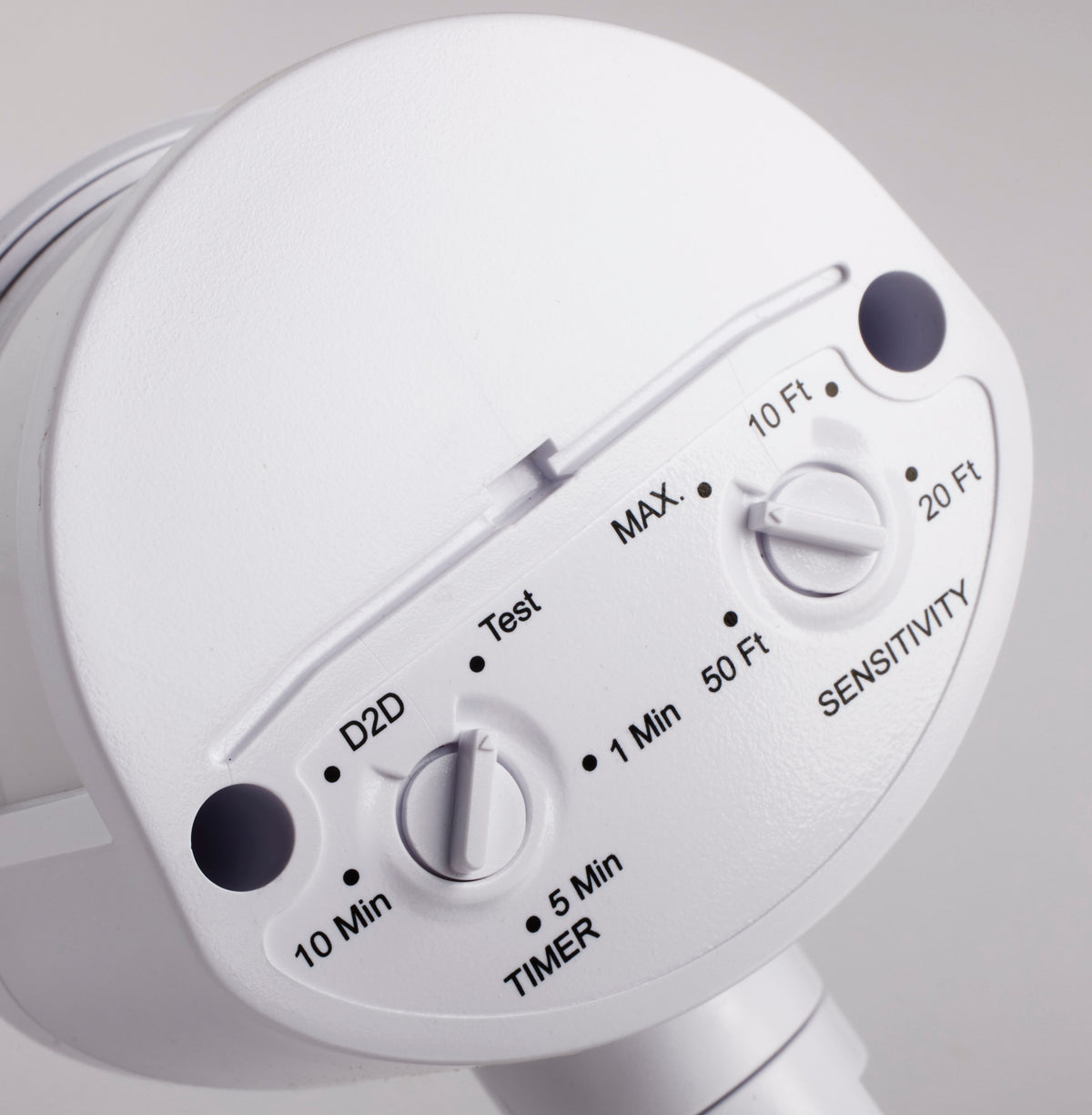 LED Security Light - Dual Head - White Finish - 3000K - Motion Sensor