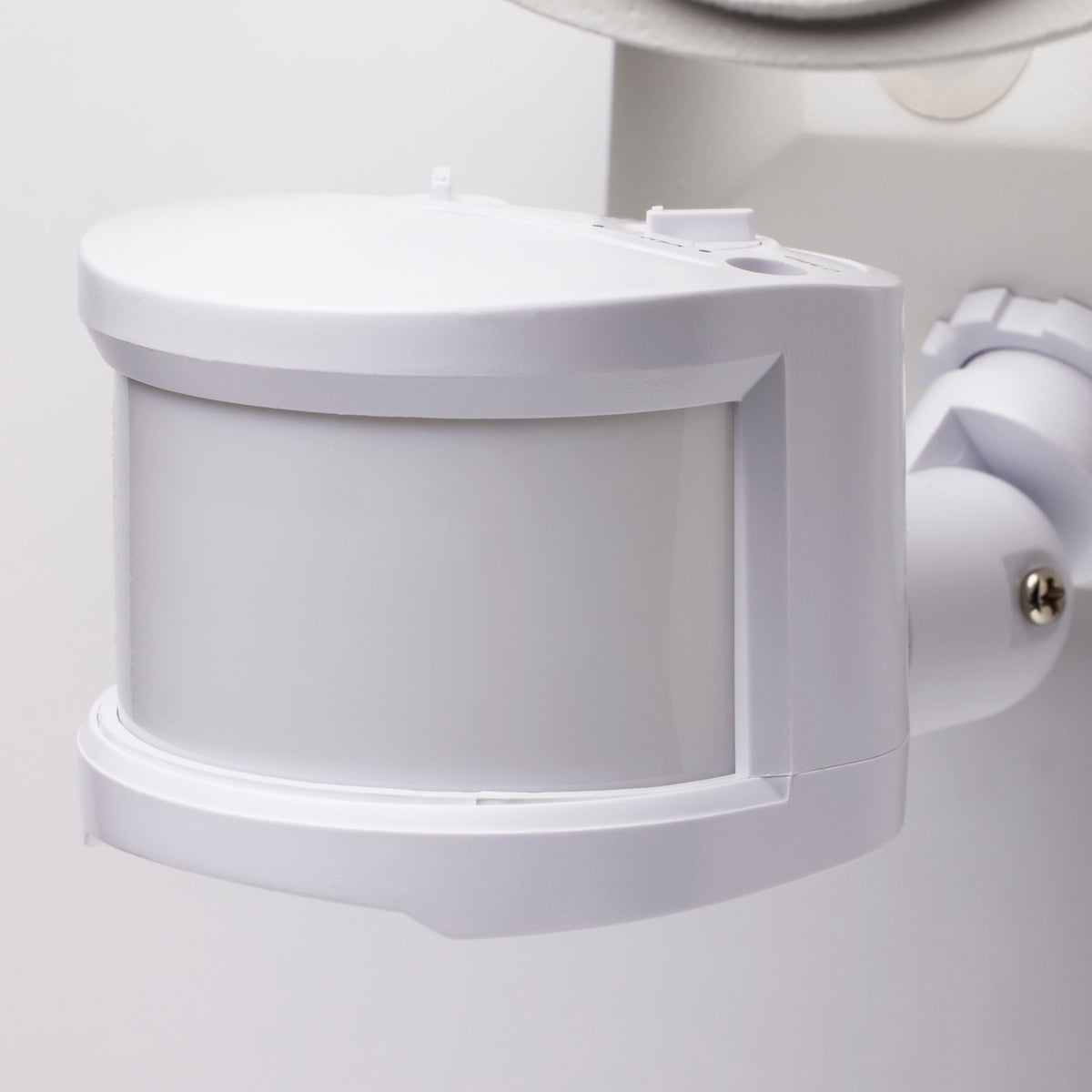 LED Security Light - Dual Head - White Finish - 3000K - Motion Sensor