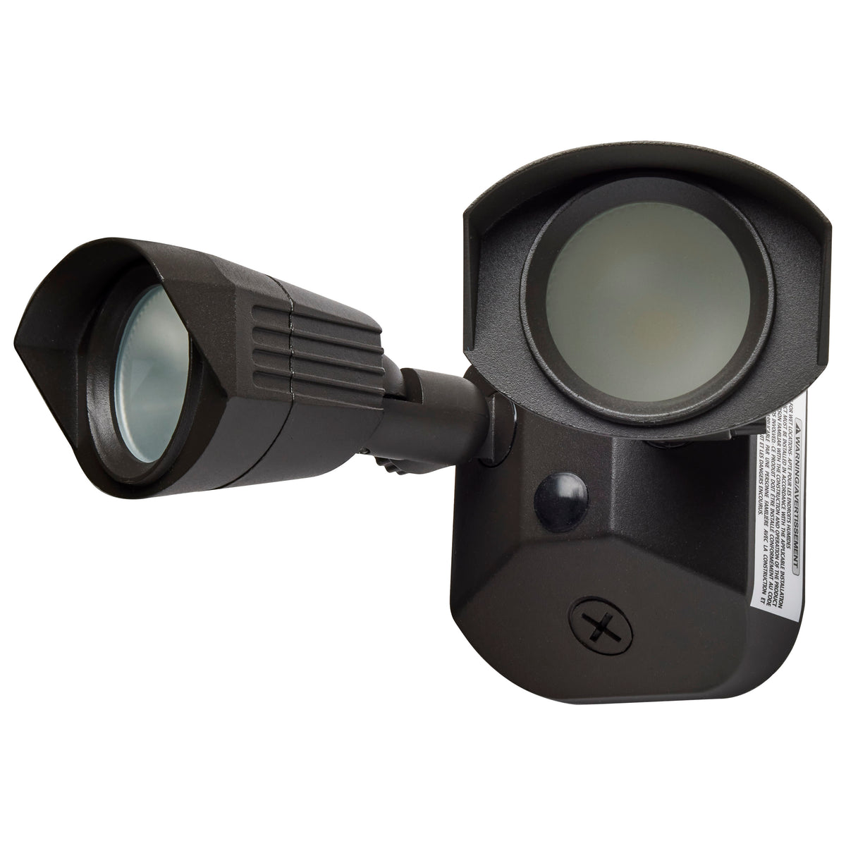 LED Security Light - Dual Head - Bronze Finish - 3000K lighting product