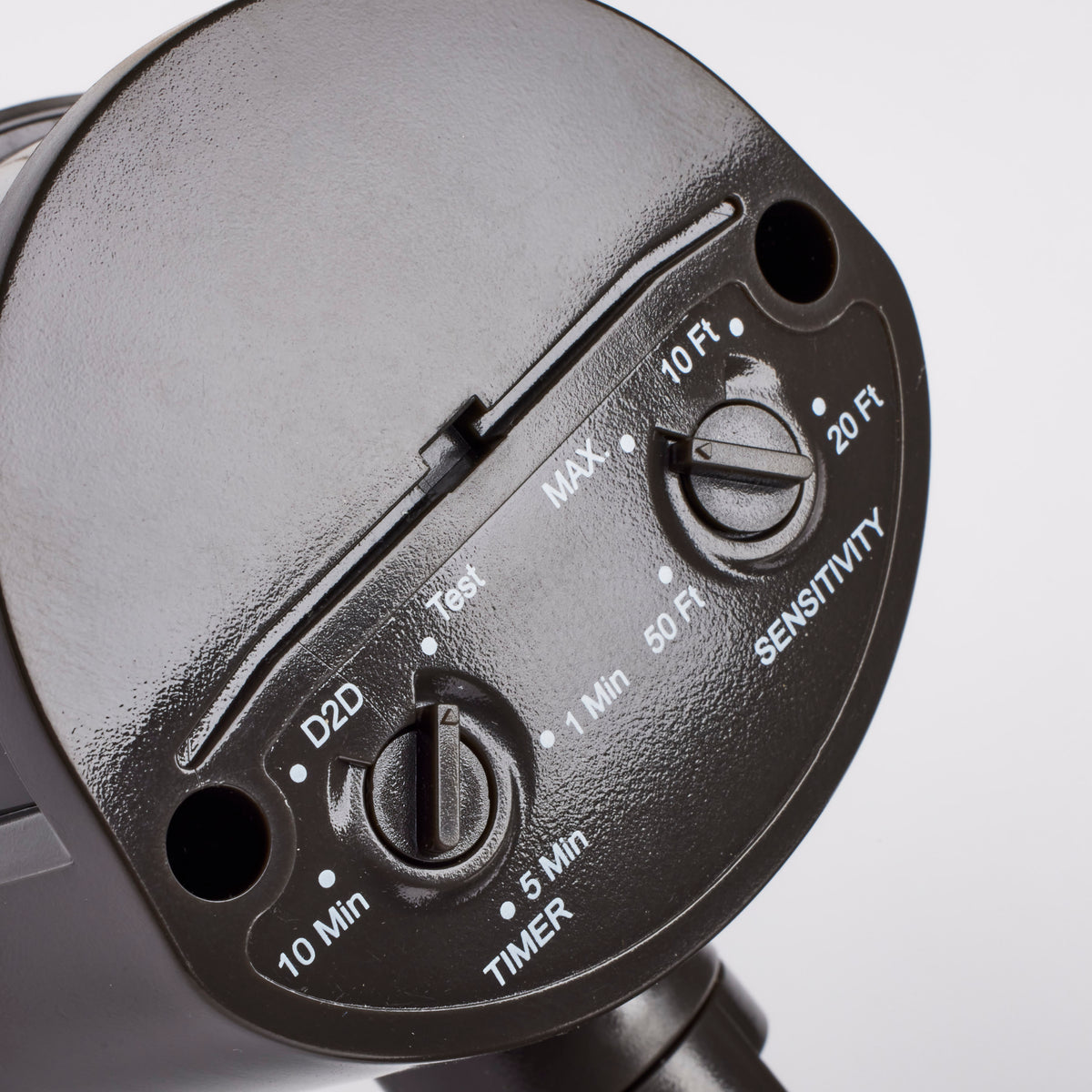 LED Security Light - Dual Head - Bronze Finish - 3000K - Motion Sensor