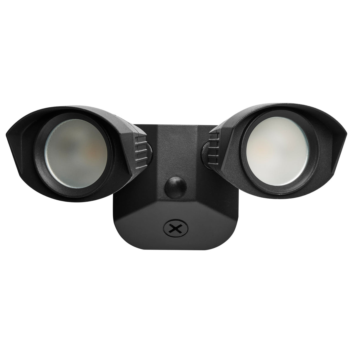 LED Security Light - Dual Head - Black Finish - 3000K