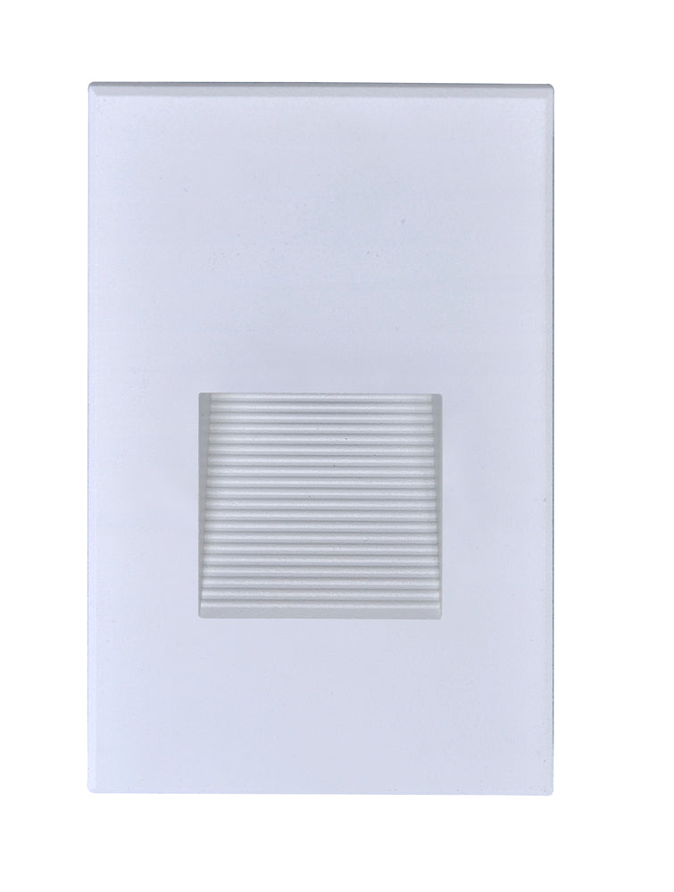LED Vertical Step Light - 3W - White Finish - 120V
