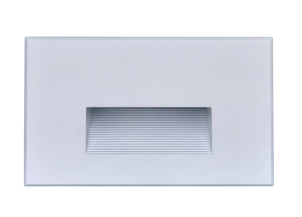 LED Horizontal Step Light - 5W - White Finish - 120V
