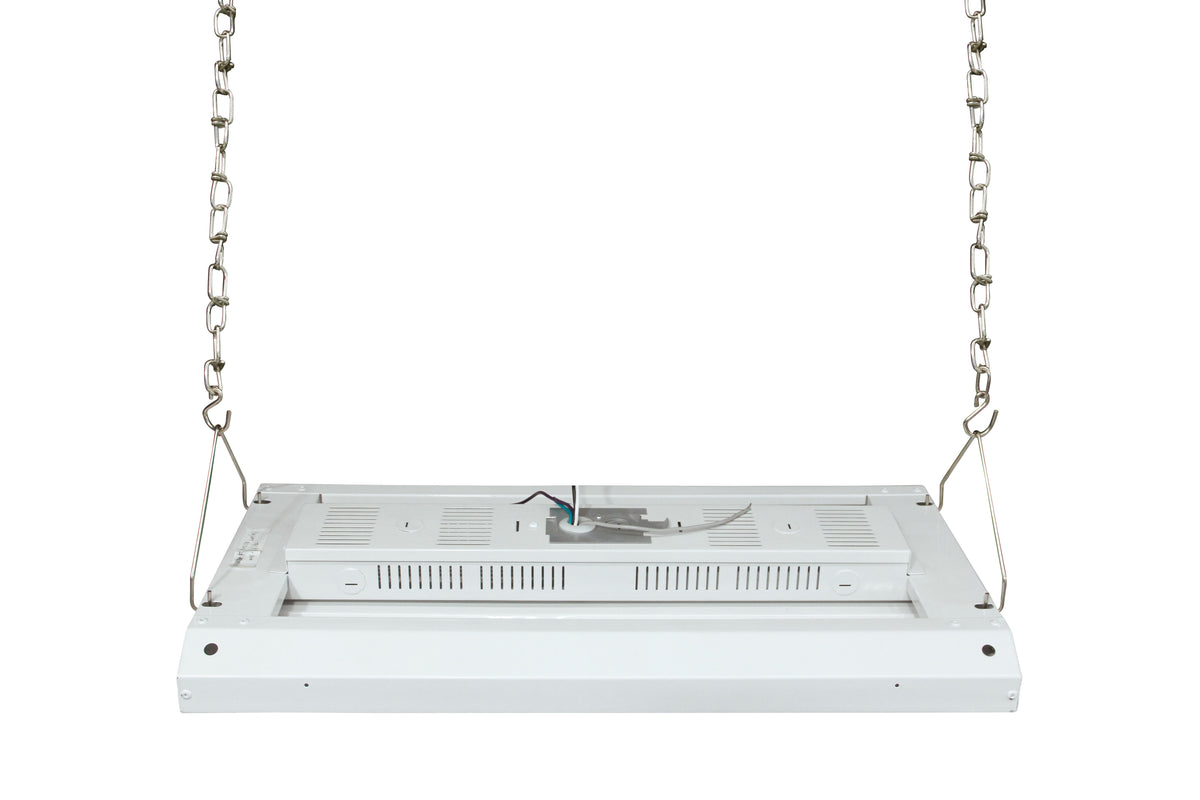 LED 2 ft. Linear Hi-Bay - 80W - 4000K - 100-277V - White Finish