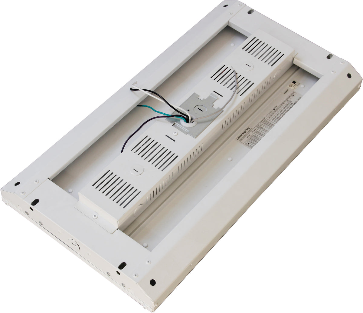 LED 2 ft. Linear Hi-Bay - 110W - 4000K - 100-277V - White Finish