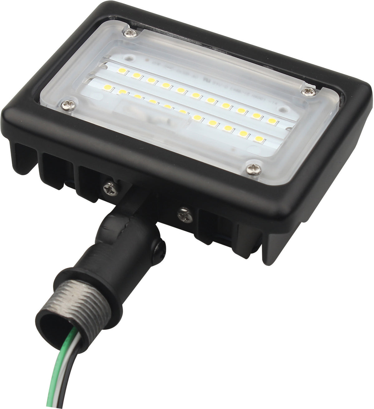 LED Small Flood Light - 15W - 5000K - Bronze Finish