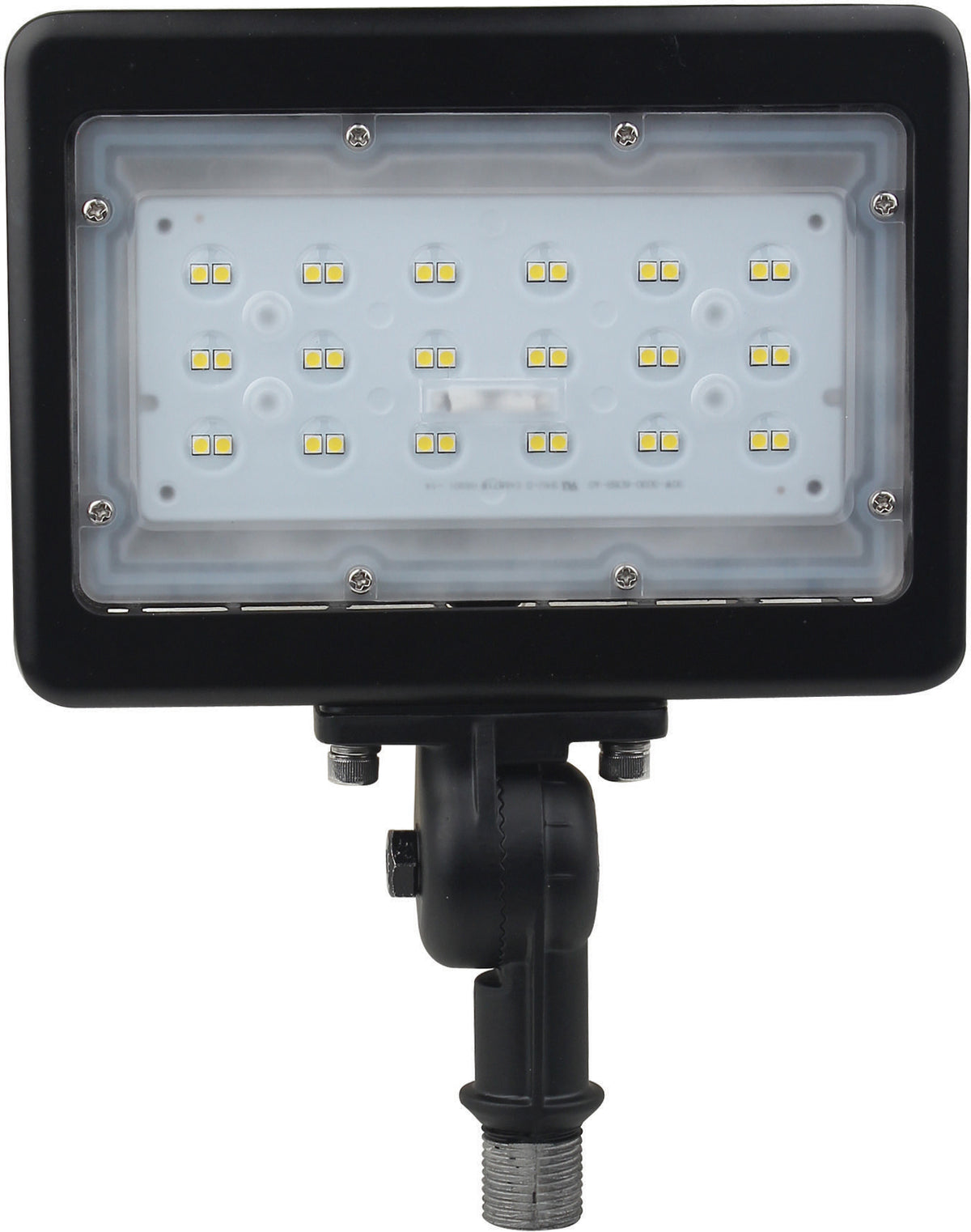 LED Medium Flood Light - 30W - 5000K - Bronze Finish - 100V-277V - Dimmable