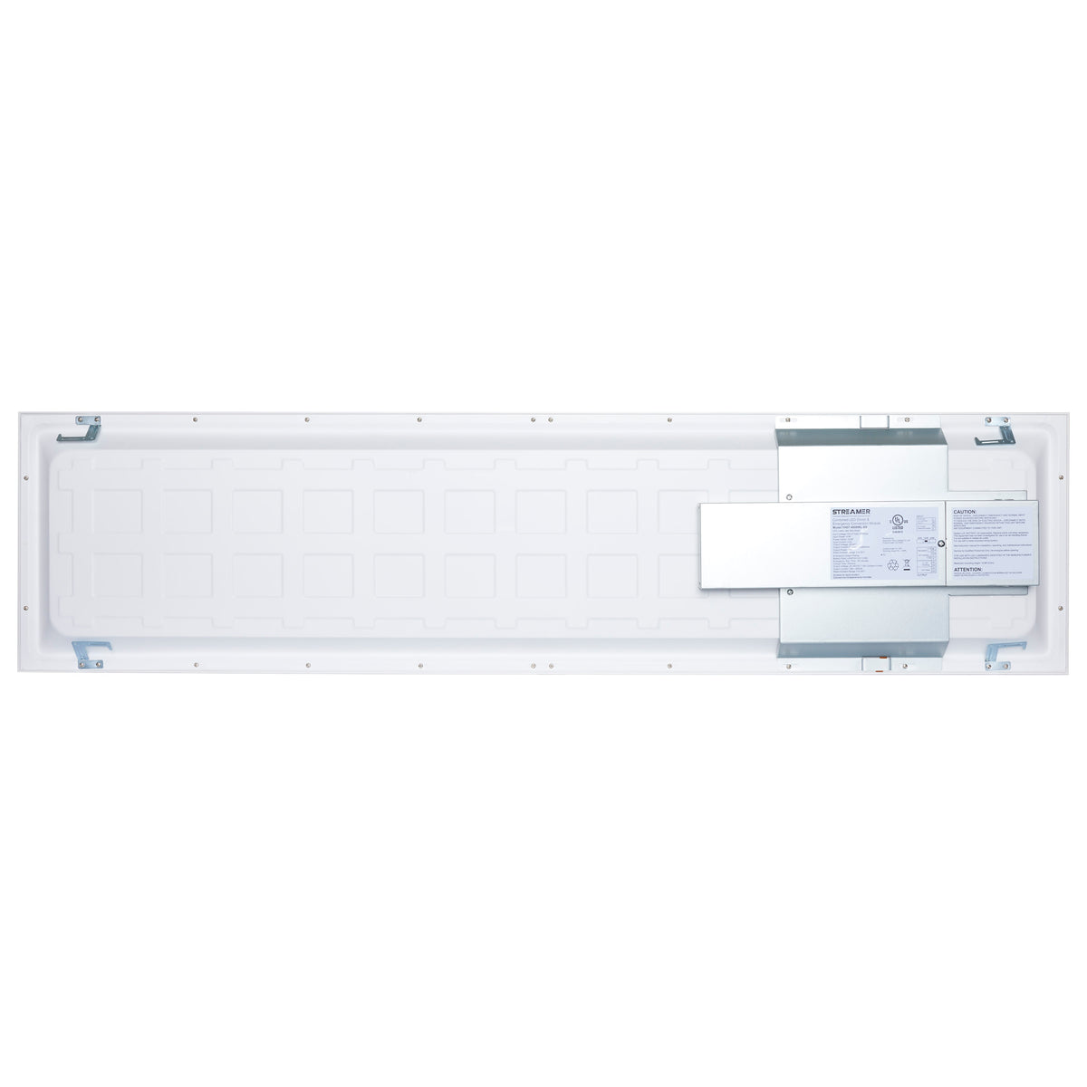 LED Emergency Backlit Flat Panel - 1 ft. x 4 ft. - Wattage and CCT Selectable - 120-277 Volt - ColorQuick Technology - PowerQuick Technology - White Finish