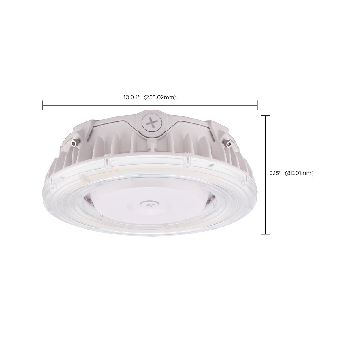 LED Canopy Fixture - 25 Watt - CCT Selectable - White Finish