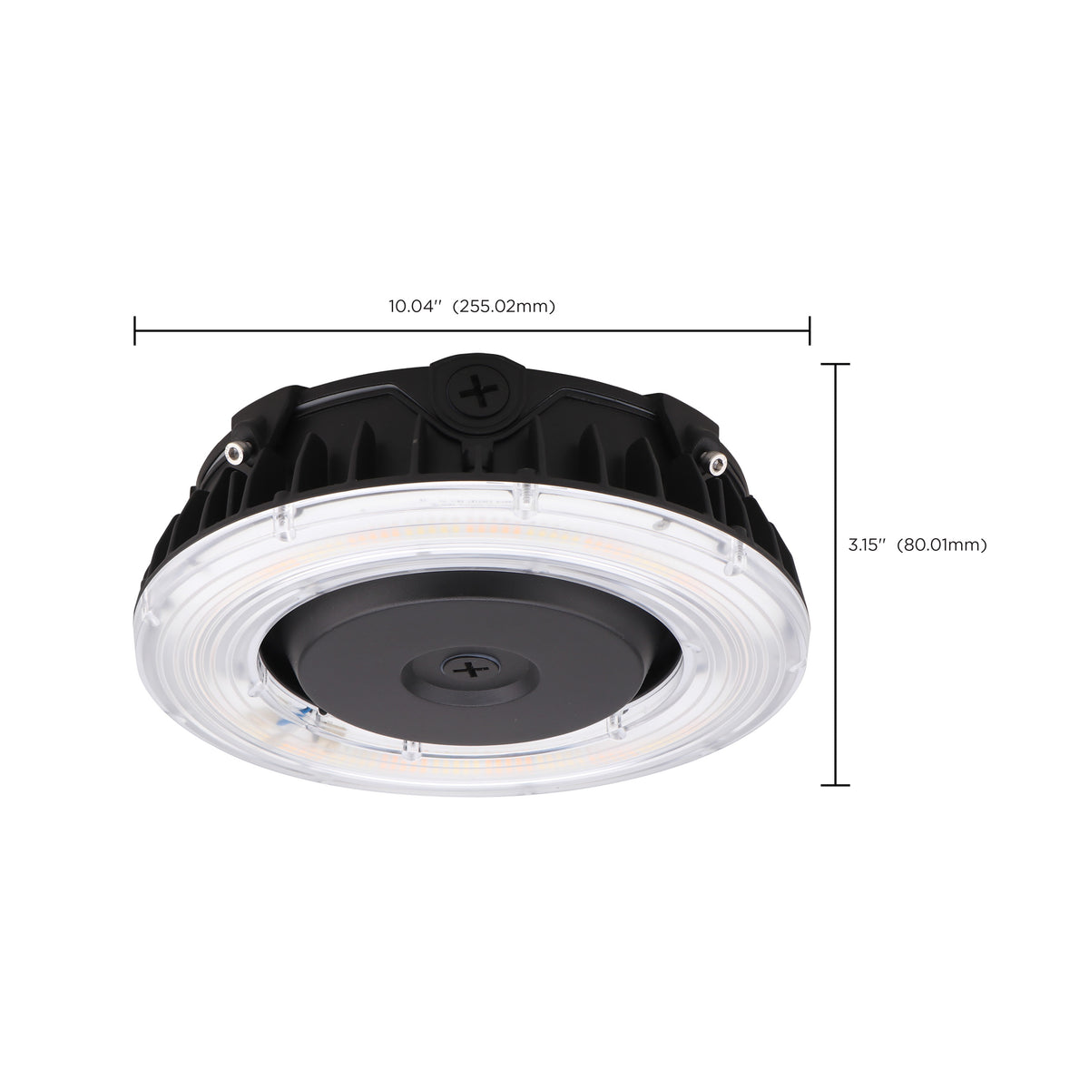 LED Canopy Fixture - 25 Watt - CCT Selectable - Bronze Finish