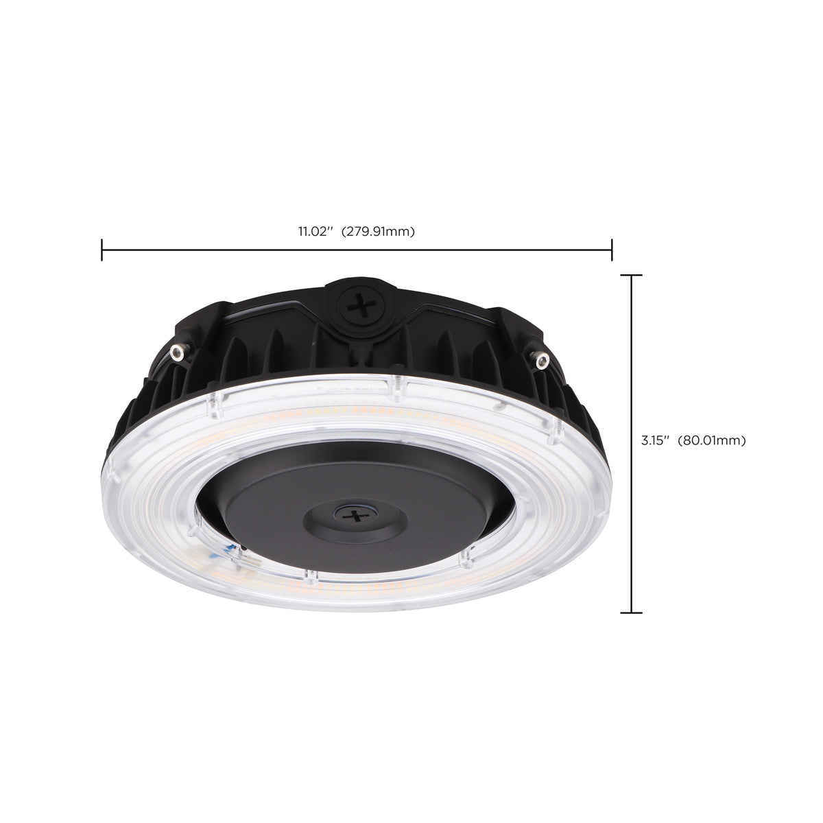 LED Canopy Fixture - 75 Watt - CCT Selectable - Bronze Finish