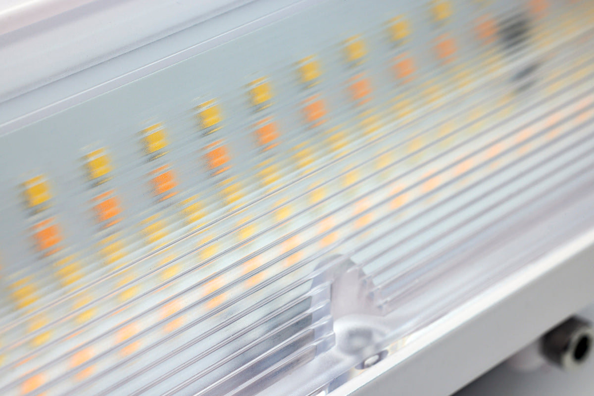 Square LED - Wide Beam Angle Canopy Light - 3K/4K/5K CCT Selectable - 60W/75W/90W Wattage Selectable - White Finish