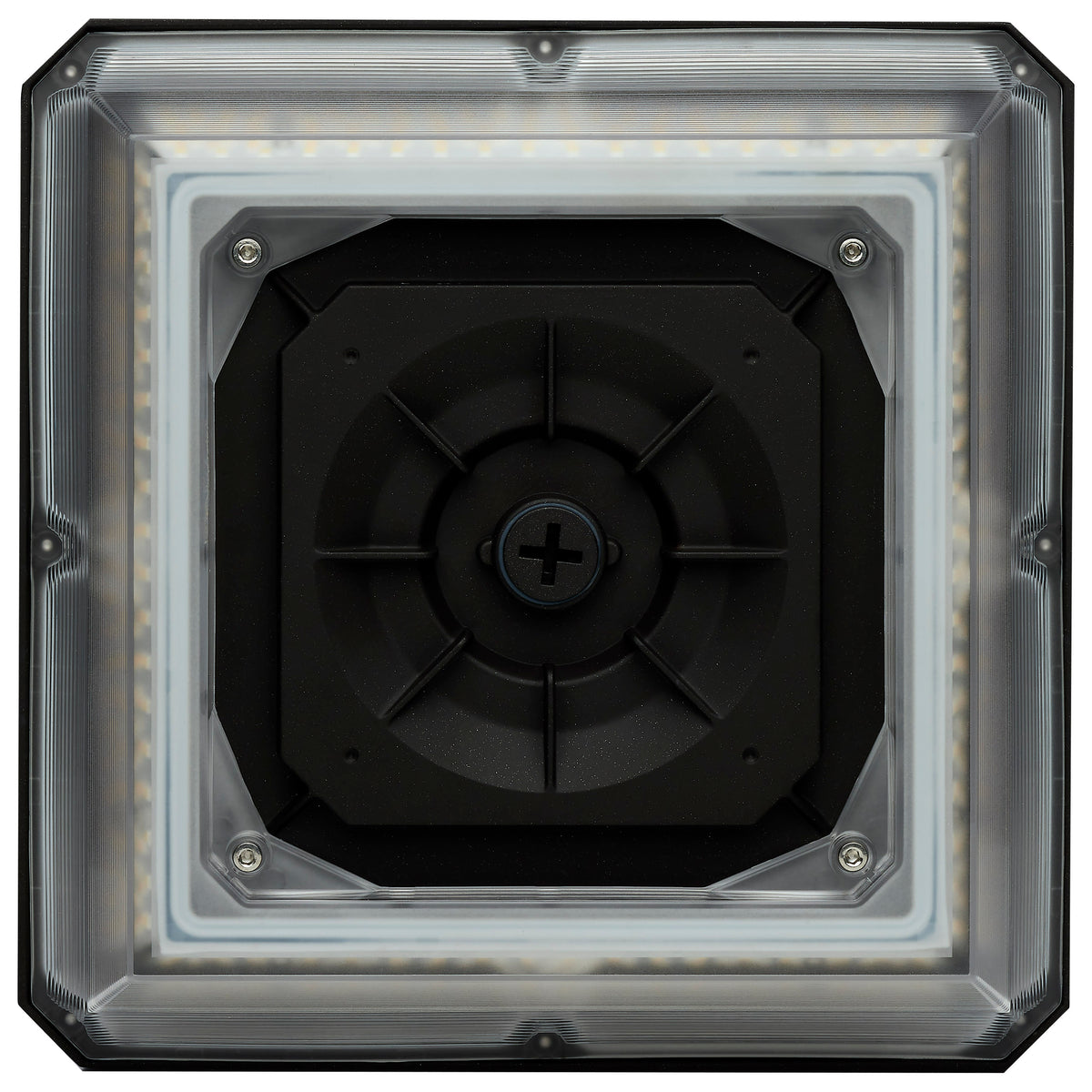 Square LED - Wide Beam Angle Canopy Light - 3K/4K/5K CCT Selectable - 20W/30W/45W Wattage Selectable - Bronze Finish