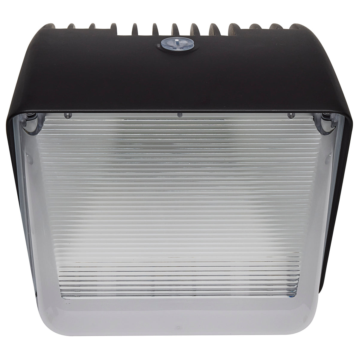 29 Watt Small LED Wall Pack with Integrated Bypassable Photocell - CCT Selectable - 120-277 Volts - Dusk to Dawn Security Lighting - IP65 - Bronze Finish