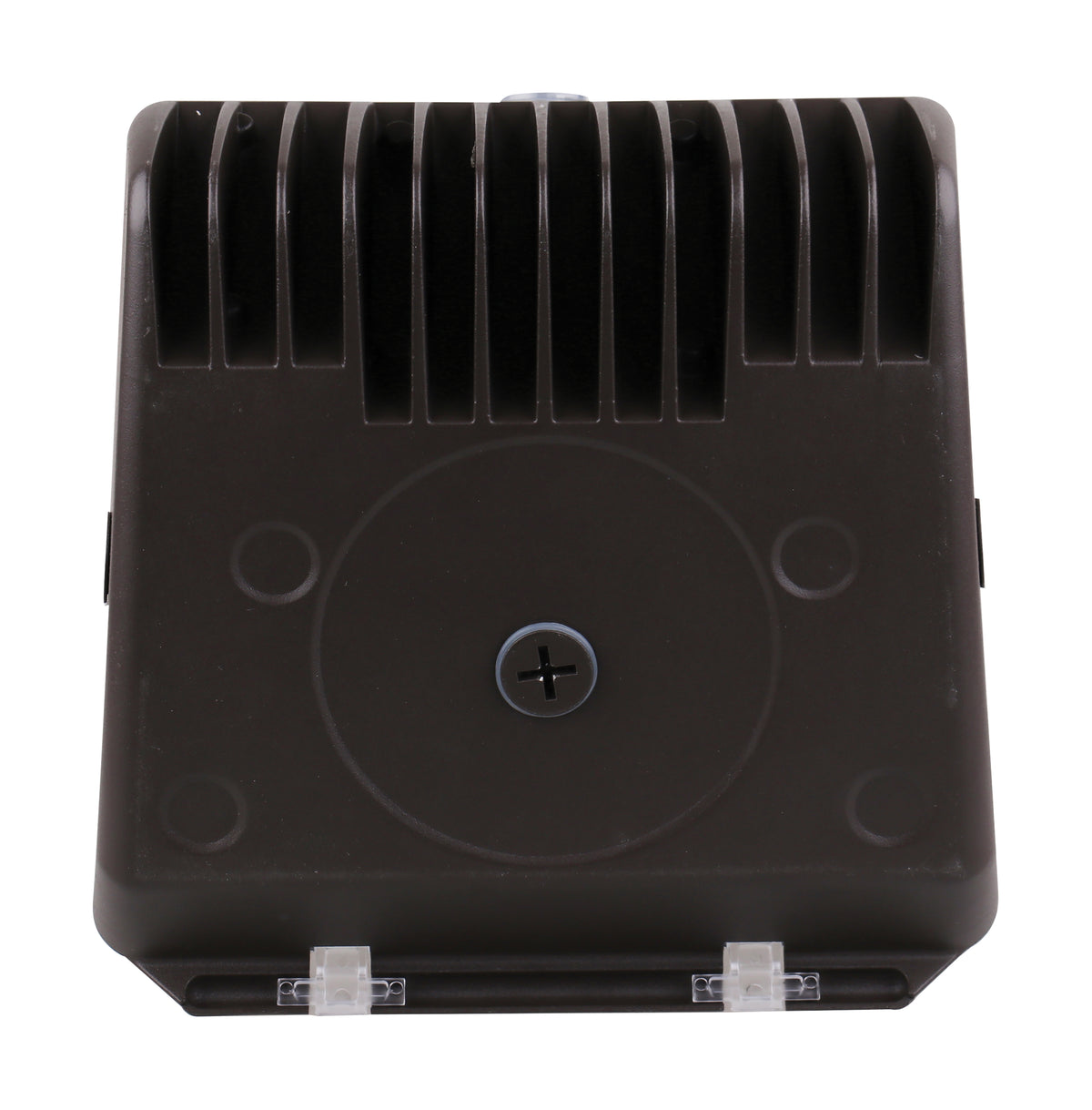29 Watt Small LED Wall Pack with Integrated Bypassable Photocell - CCT Selectable - 120-277 Volts - Dusk to Dawn Security Lighting - IP65 - Bronze Finish