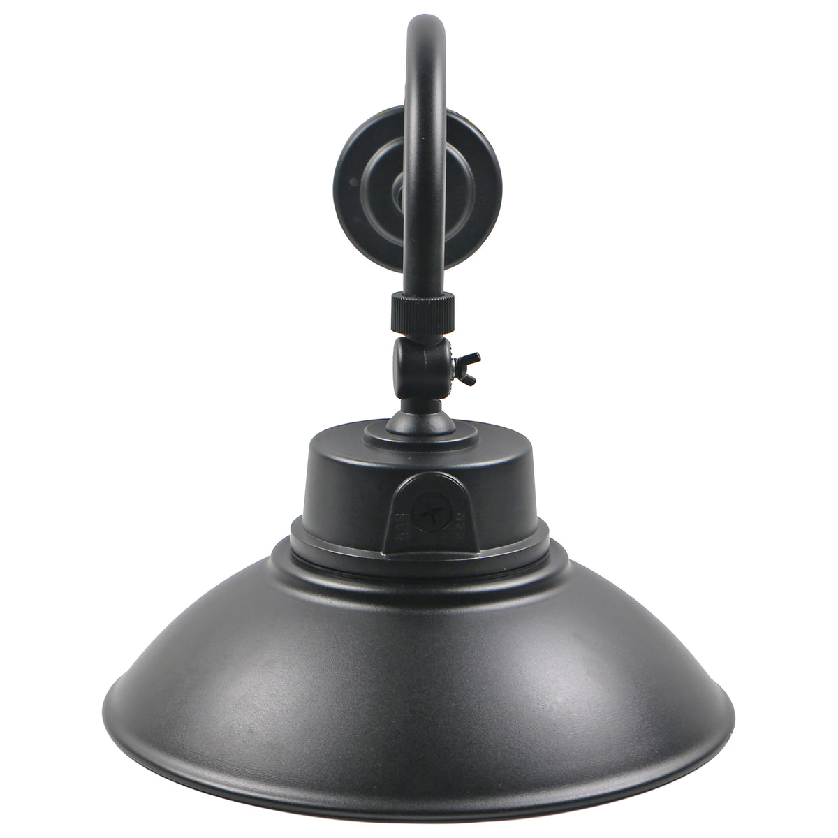 LED Gooseneck - 30W/40W/50W - CCT Selectable 3K/4K/5K - Black - 120-277V - With Photocell