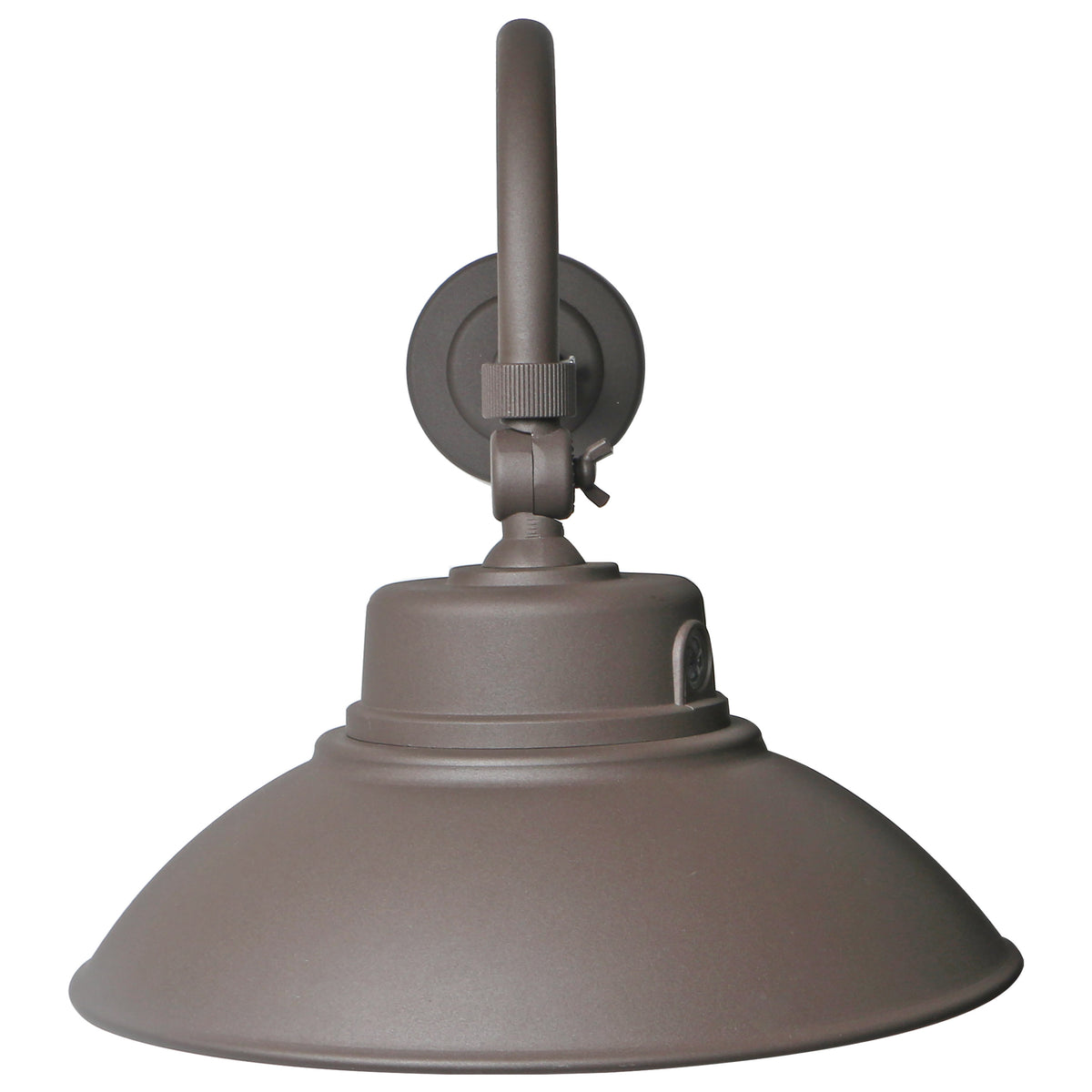 LED Gooseneck - 30W/40W/50W - CCT Selectable 3K/4K/5K - Bronze - 120-277V - With Photocell