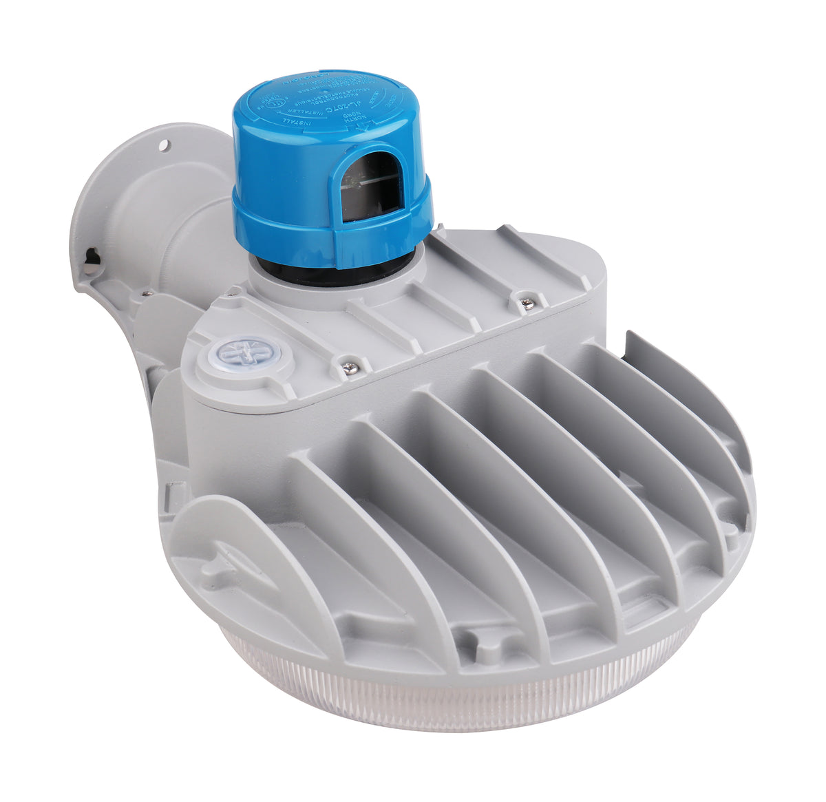 29 Watt LED Area Light with Photocell - CCT Selectable and Dimmable - Gray Finish - 120-277 Volts - Ultra Bright Lumens