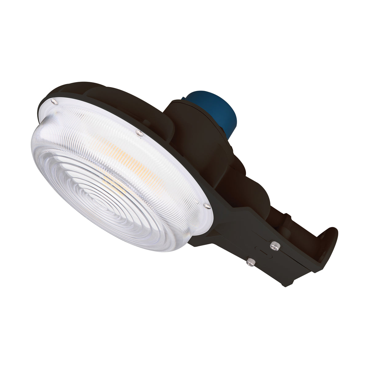 60 Watt LED Area Light with Photocell - Selectable and Dimmable - Bronze Finish - 120-277 Volts - Ultra Bright Lumens