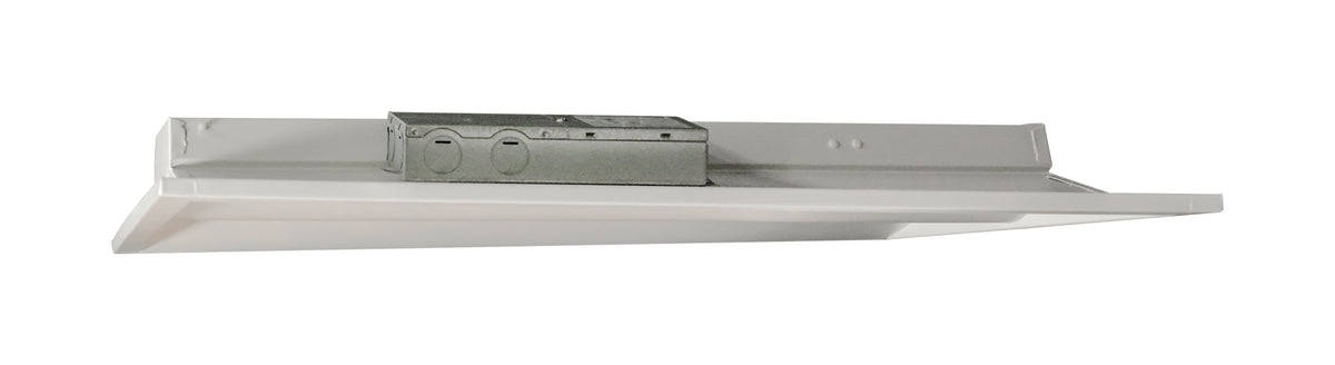 2X2 Single Basket LED Troffer Fixture - Wattage Selectable - CCT Selectable - Lumens Selectable - 100-277V - White Finish