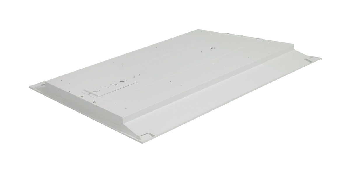 2X2 Double Basket LED Troffer Fixture - Wattage Selectable - CCT Selectable - Lumens Selectable - 100-277V - White Finish