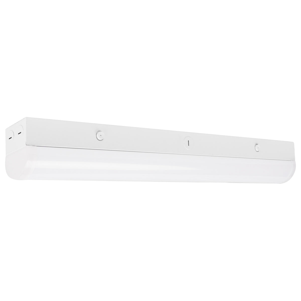 2 Foot LED Linear Strip Light - Field Selectable - White Finish lighting product