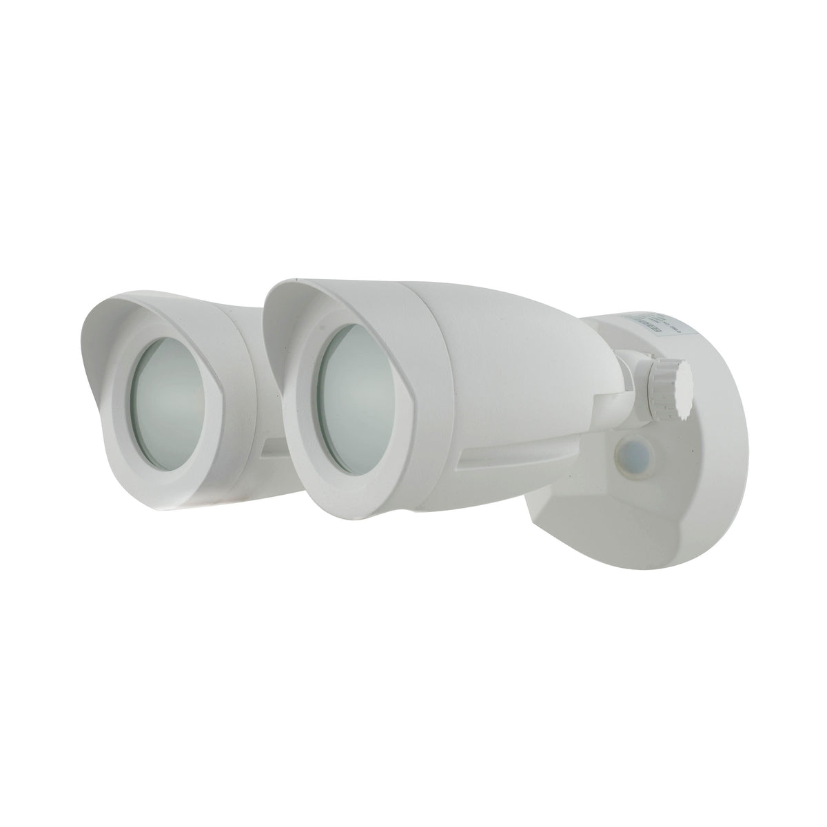 LED Security Light - Dual Head - White Finish - 3000K