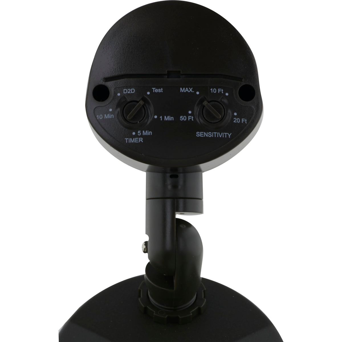 LED Security Light - Dual Head - Motion Sensor Included - Black Finish - 3000K