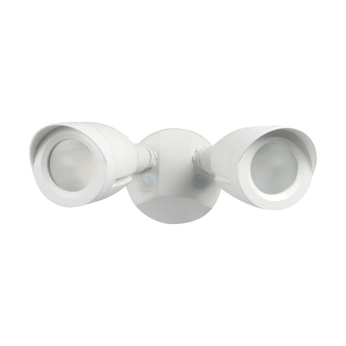 LED Security Light - Dual Head - White Finish - 4000K lighting product